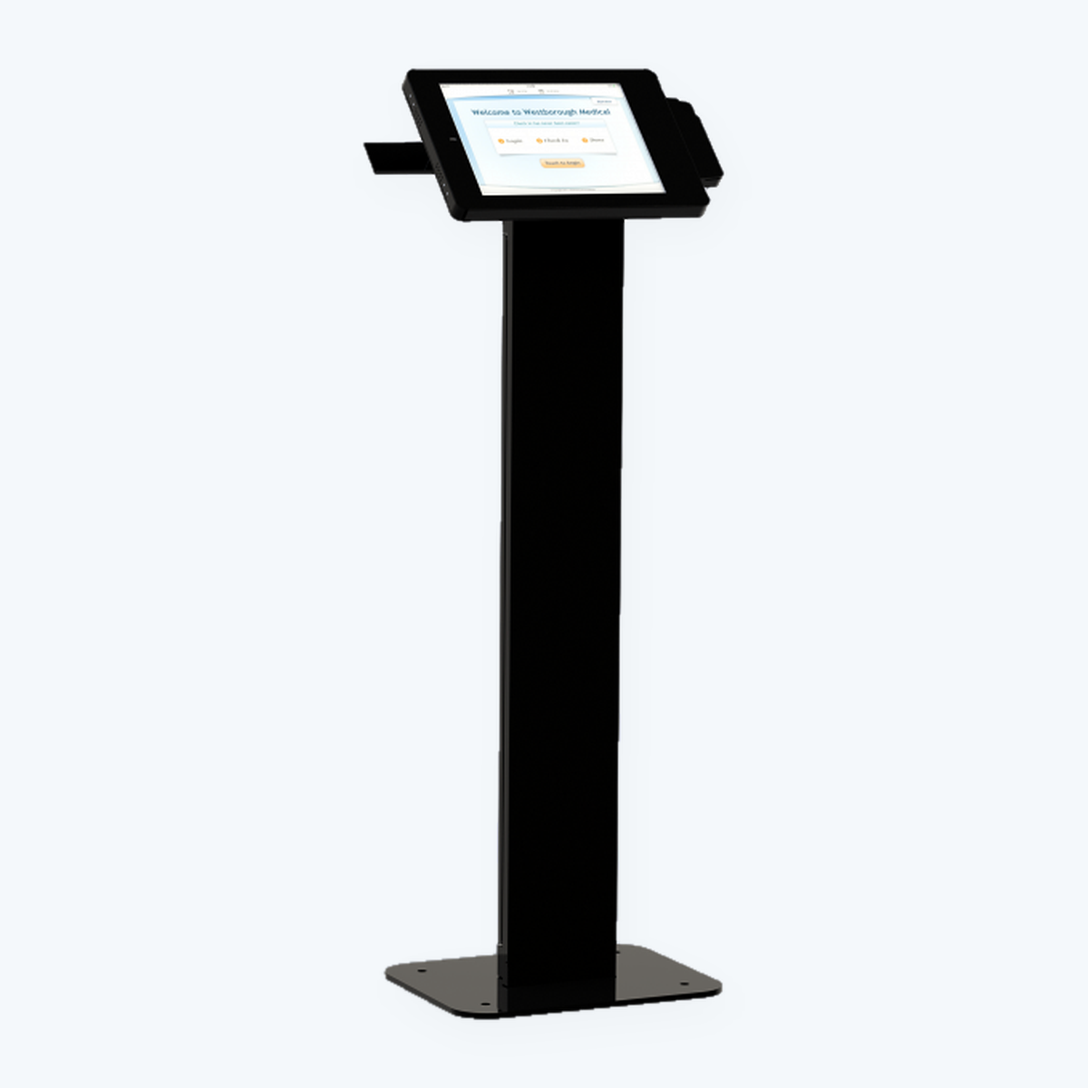 iK6 LED Freestanding iPad kiosk – Black
