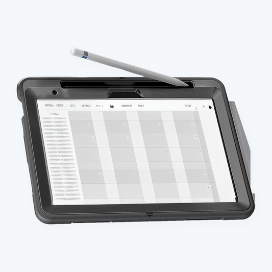 Rugged Handheld Kiosk – rugged iPad case with pencil holder